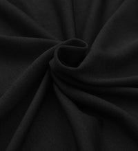 Stretch-Tischhusse 2 Stk. 120 x 60,5 x 74 cm Schwarz