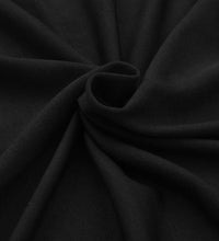 Stretch-Tischhusse 2 Stk. 183 x 76 x 74 cm Schwarz