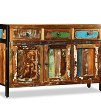 Sideboard Altholz Massiv 120x35x76 cm