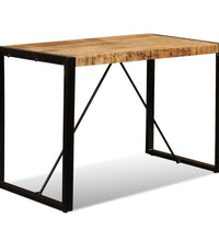 Esstisch Raues Massives Mangoholz 120 cm