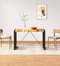 Esstisch Raues Massives Mangoholz 120 cm