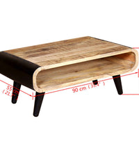 Couchtisch Raues Mangoholz 90x55x39 cm