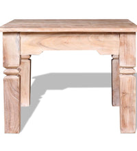 Couchtisch Akazienholz 60x60x45 cm