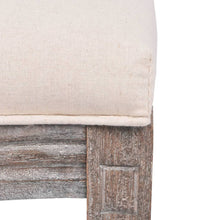 Esszimmerstühle 2 Stk. Creme Stoff