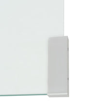 Couchtisch aus gehärtetem Glas 49,5 x 50 x 45 cm Transparent