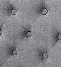 Esszimmerstühle 6 Stk. Hellgrau Stoff