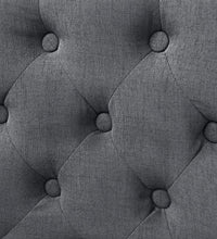 Esszimmerstühle 6 Stk. Dunkelgrau Stoff