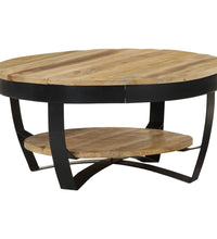 Couchtisch Raues Massives Mangoholz 65x32 cm