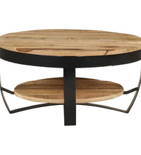 Couchtisch Raues Massives Mangoholz 65x32 cm