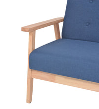 Sessel Blau Stoff