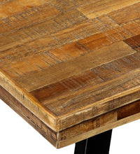 Esstisch Recyceltes Teakholz und Stahl 180x90x76 cm