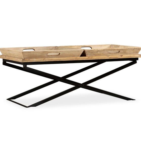 Couchtisch Mangoholz Massiv 110 x 55 x 42 cm