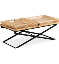 Couchtisch Mangoholz Massiv 110 x 55 x 42 cm