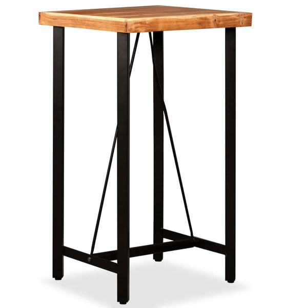Bartisch Akazie Massivholz 60 x 60 x 107 cm
