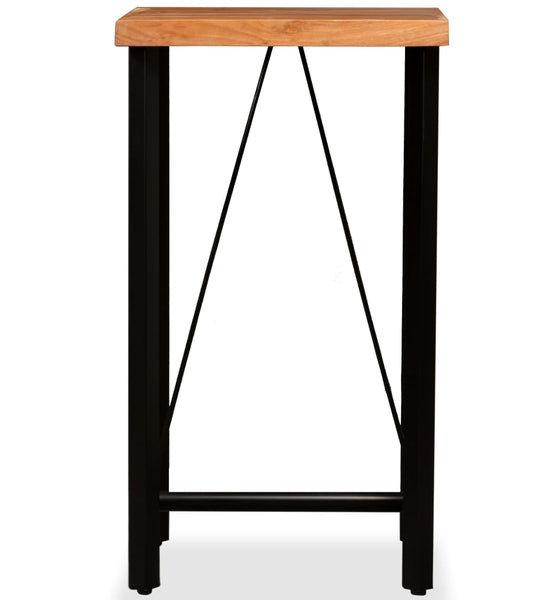 Bartisch Akazie Massivholz 60 x 60 x 107 cm