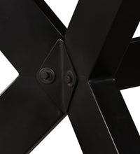 Esstisch Massivholz Mango und Stahlgestell 180 cm