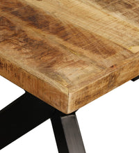 Esstisch Massivholz Mango und Stahlgestell 180 cm