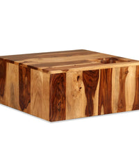 Couchtisch Massivholz Palisander 70x70x30 cm