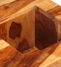 Couchtisch Massivholz Palisander 70x70x30 cm