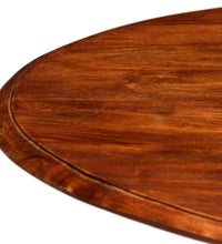Esstisch Massivholz mit Honigfarbenem Finish 80x76 cm