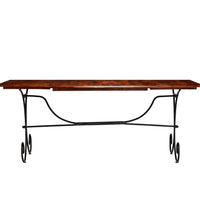 Esstisch Massivholz mit Honigfarbenem Finish 200x100x76 cm