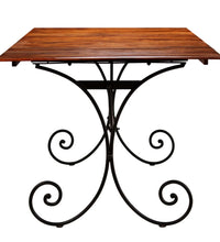 Esstisch Massivholz mit Honigfarbenem Finish 200x100x76 cm
