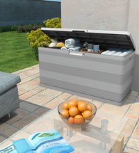 Gartenbox Grau 117×45×56 cm