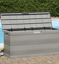 Gartenbox Grau 117×45×56 cm