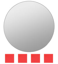 7-teiliges Wandspiegelset Rundglas