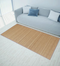 Teppich Bambus 160x230 cm Braun