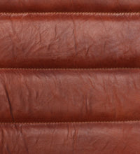 Esszimmerstühle 2 Stk. Braun Echtleder