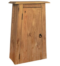 Bad-Wandschrank Massivholz Kiefer 42x23x70 cm