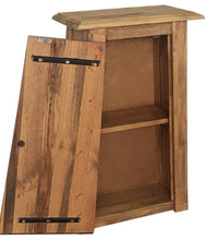 Bad-Wandschrank Massivholz Kiefer 42x23x70 cm