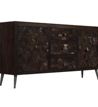 Sideboard Altholz Massiv 160x40x80 cm