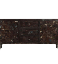 Sideboard Altholz Massiv 160x40x80 cm