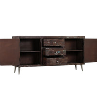 Sideboard Altholz Massiv 160x40x80 cm