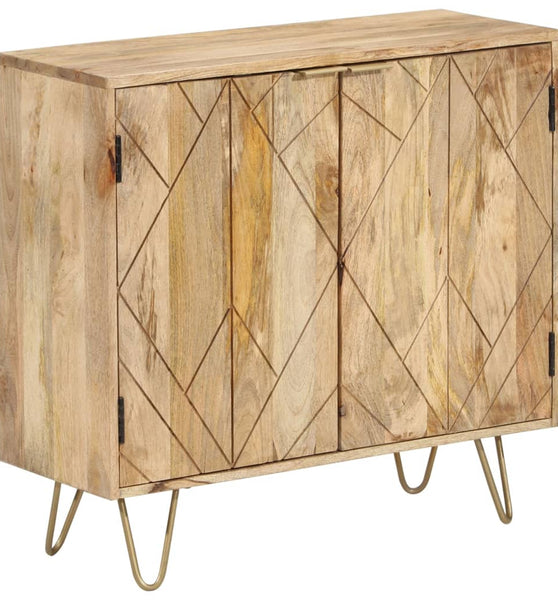 Sideboard 80x30x75 cm Massivholz Mango