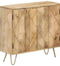 Sideboard 80x30x75 cm Massivholz Mango