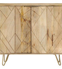 Sideboard 80x30x75 cm Massivholz Mango