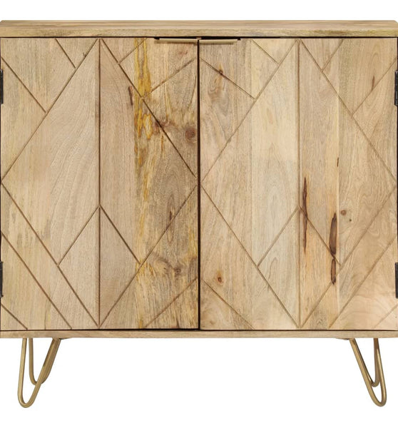 Sideboard 80x30x75 cm Massivholz Mango