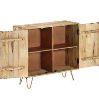 Sideboard 80x30x75 cm Massivholz Mango