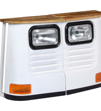 LKW-Sideboard Massivholz Mango Weiß