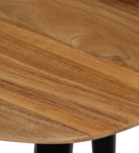 3-tlg. Couchtisch-Set Massivholz Akazie