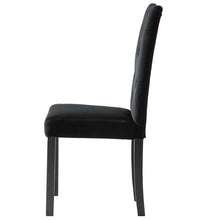 Esszimmerstühle 4 Stk. Schwarz Samt