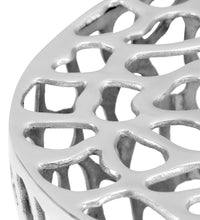 Couchtisch Aluminiumguss 70x30 cm Silbern