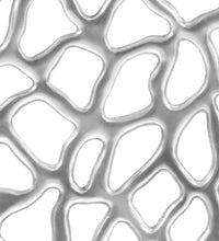 Couchtisch Aluminiumguss 70x30 cm Silbern