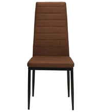 Esszimmerstühle 2 Stk. Braun Stoff