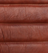 Esszimmerstühle 4 Stk. Echtleder Braun