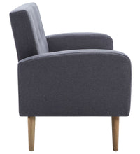 Sofa 3-Sitzer Stoff Hellgrau