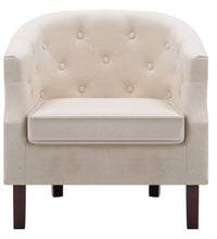 Sessel Beige Stoff